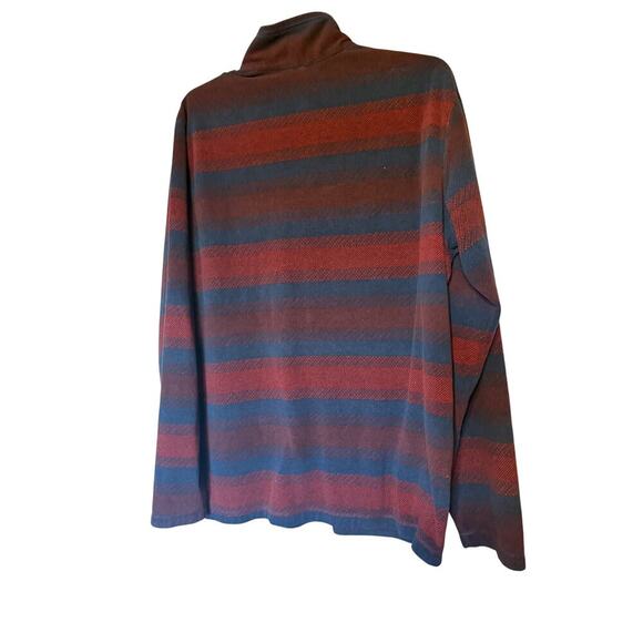 Eddie Bauer Men's Quest Fleece 1/4 Zip Pullover Southwest Ultra Soft TXL - Picture 7 of 8